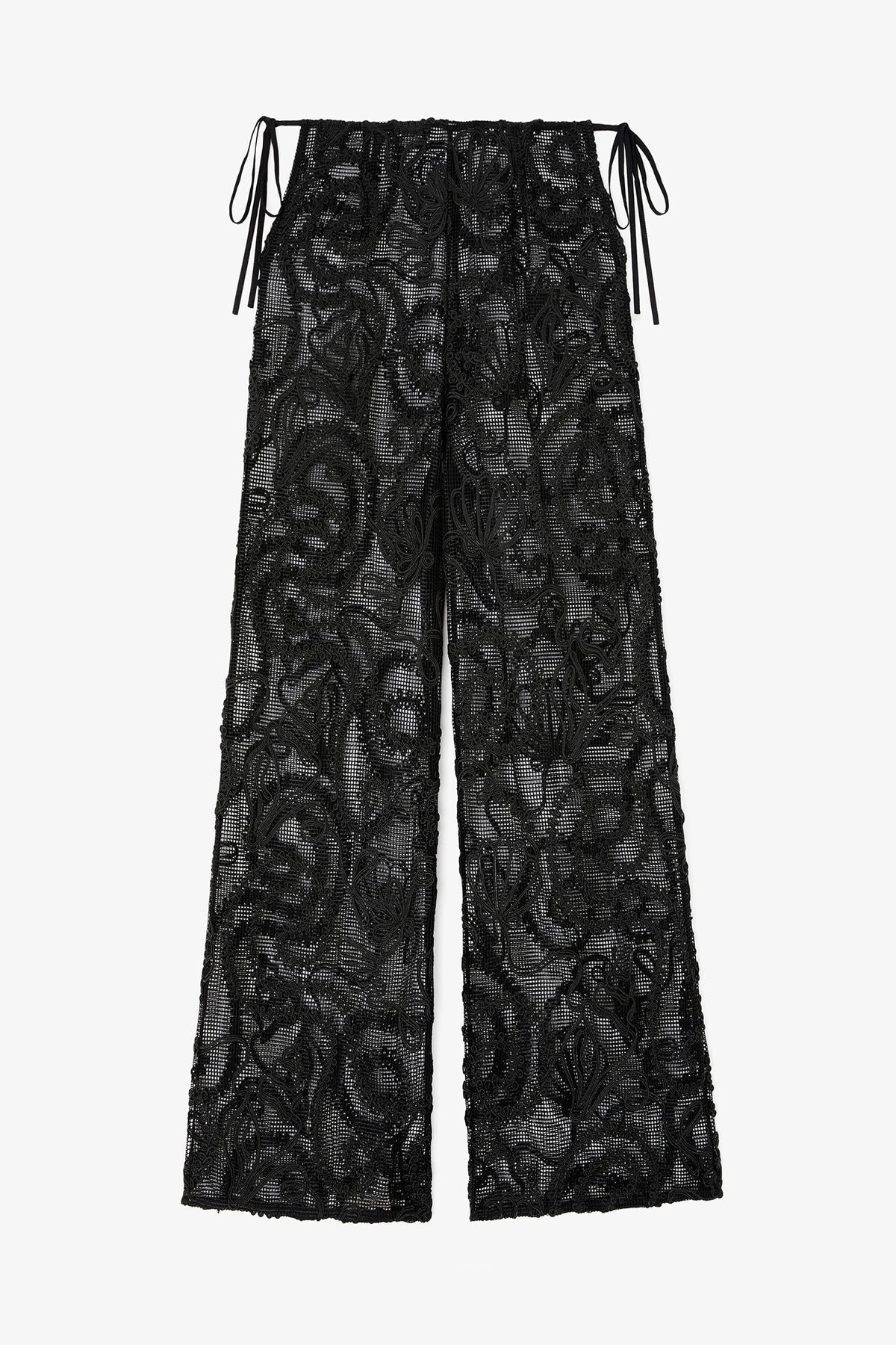 Pants in Black Net