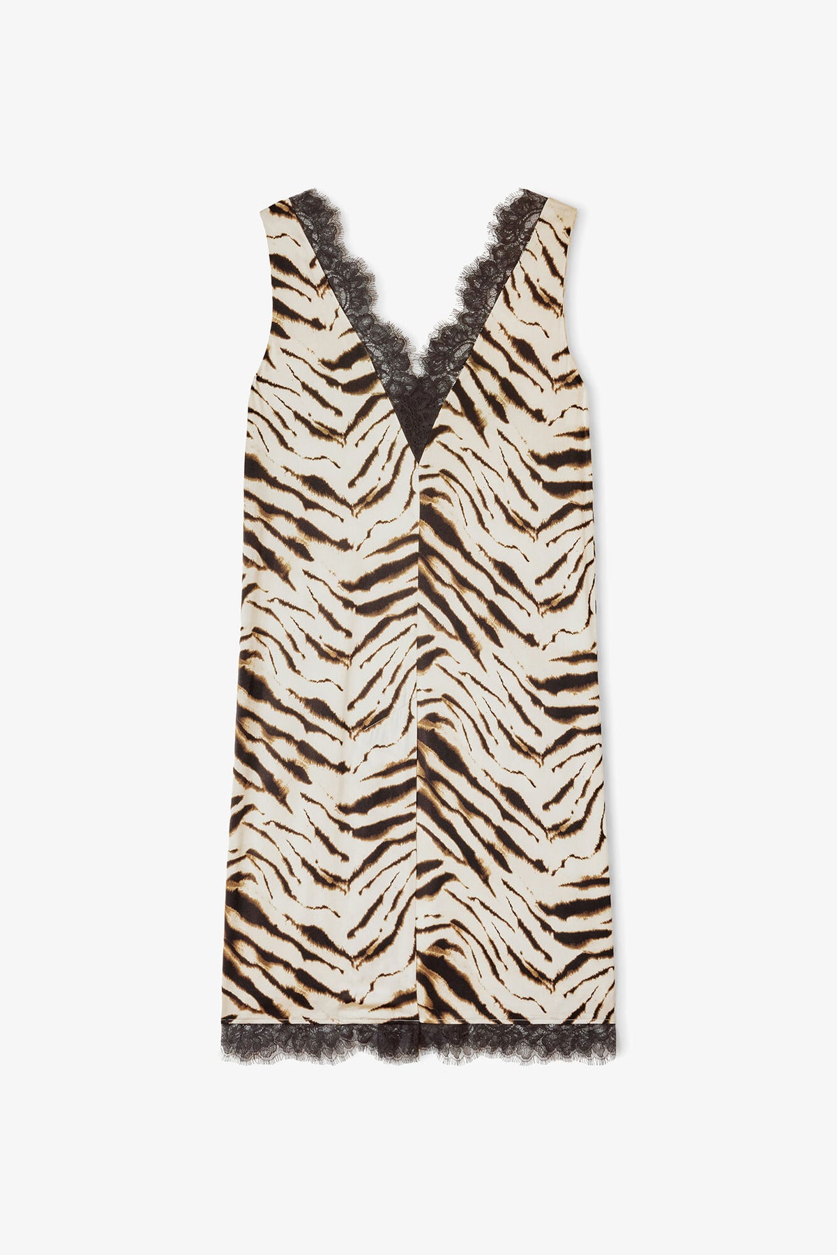 Dress in Zebra Satin