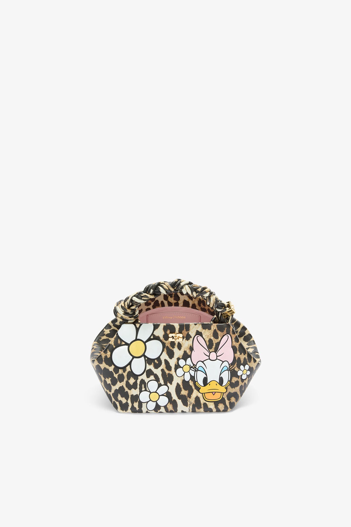 Almond Milk Daisy Duck Leopard Small Bou Bag