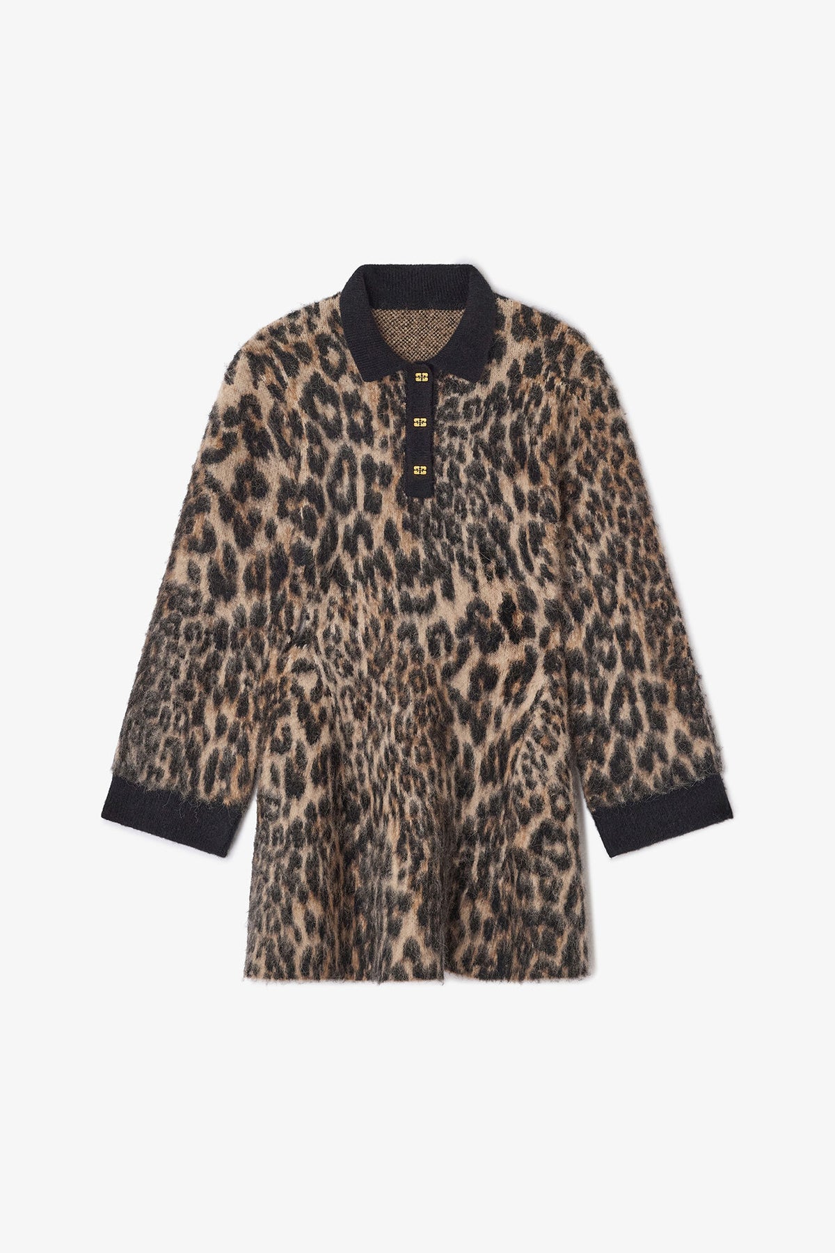 Polo Dress in Leopard