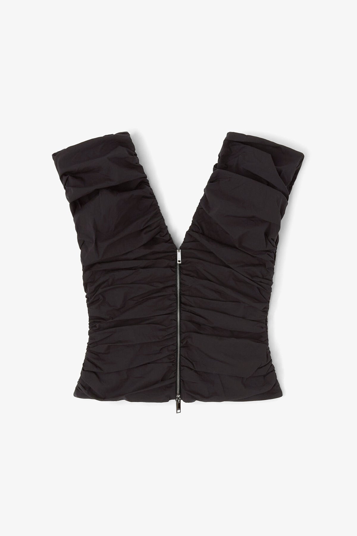 Black Ruched Top