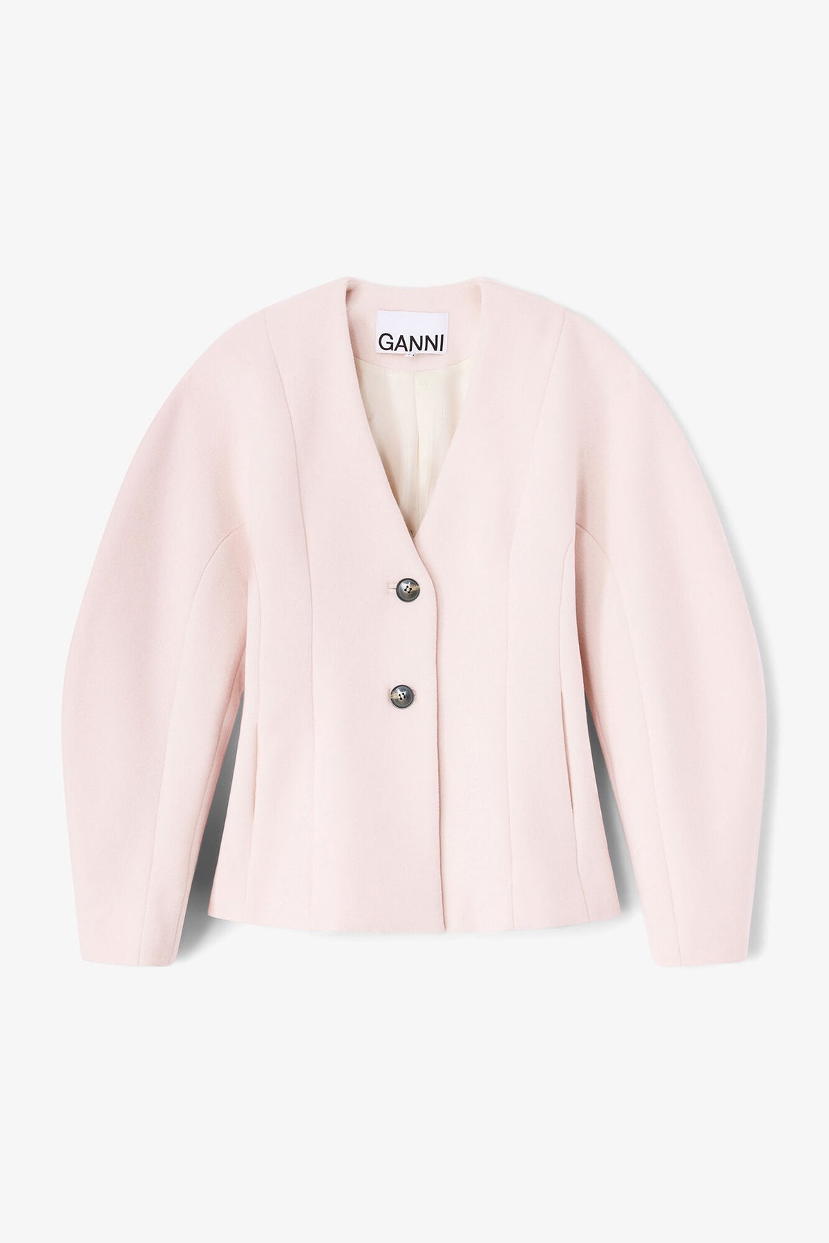 Pink Wool Blazer