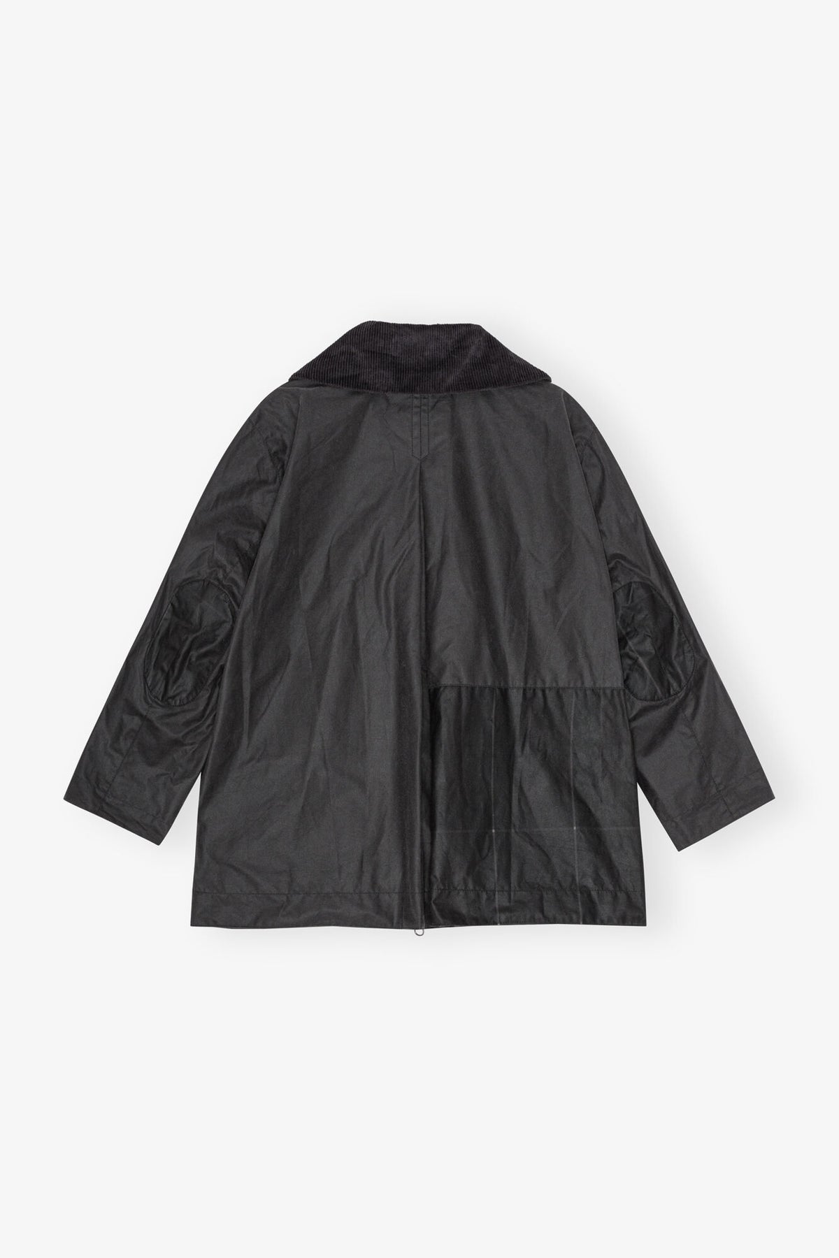 GANNI x Barbour Waxed Duffle Coat