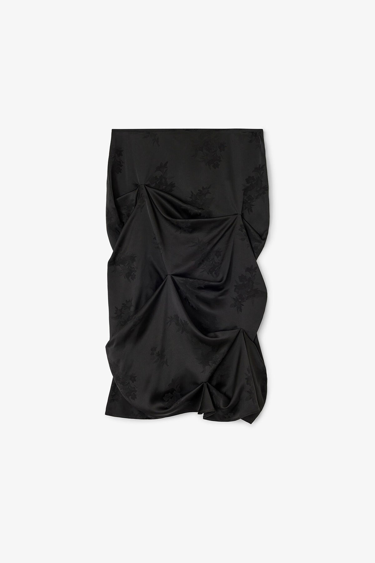 Black Draped Skirt