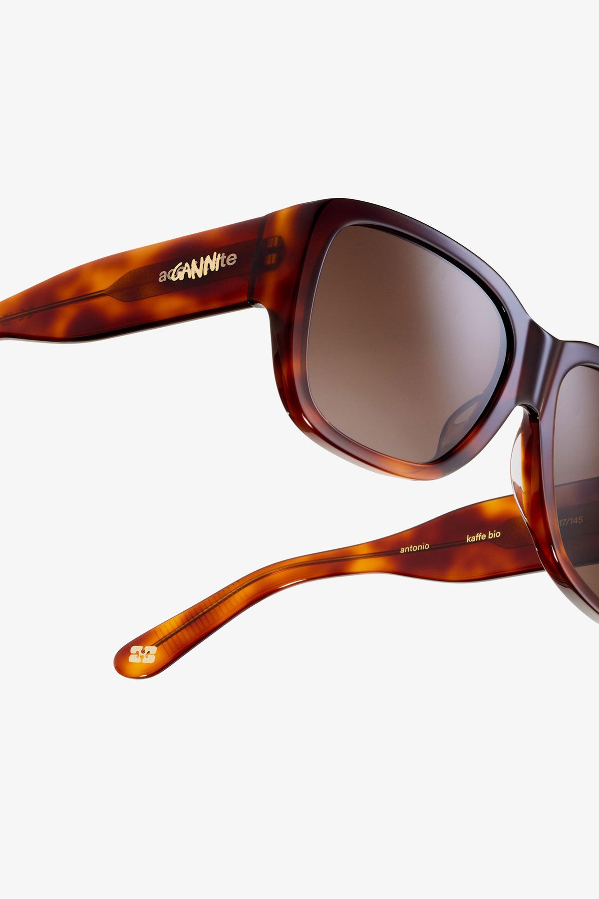 Tiger's Eye GANNI x Ace & Tate Antonio Sunglasses
