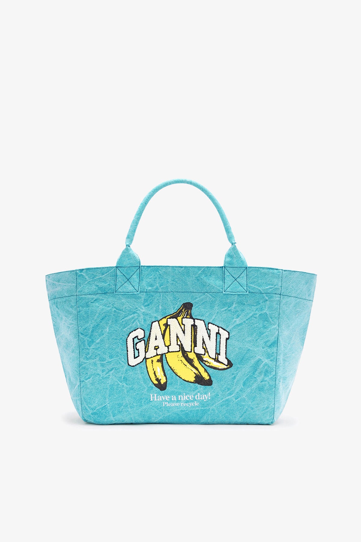 Blue Curacao Medium Tote Bag in Blue
