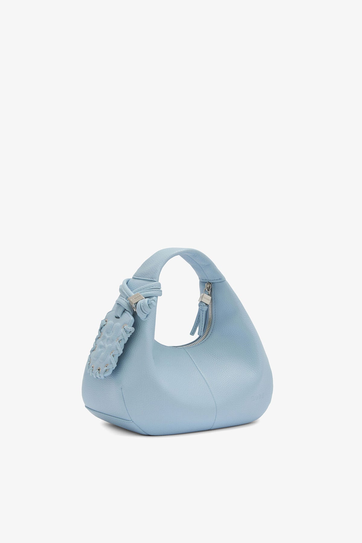 Celestial Blue Mini Hobo Bag in Blue
