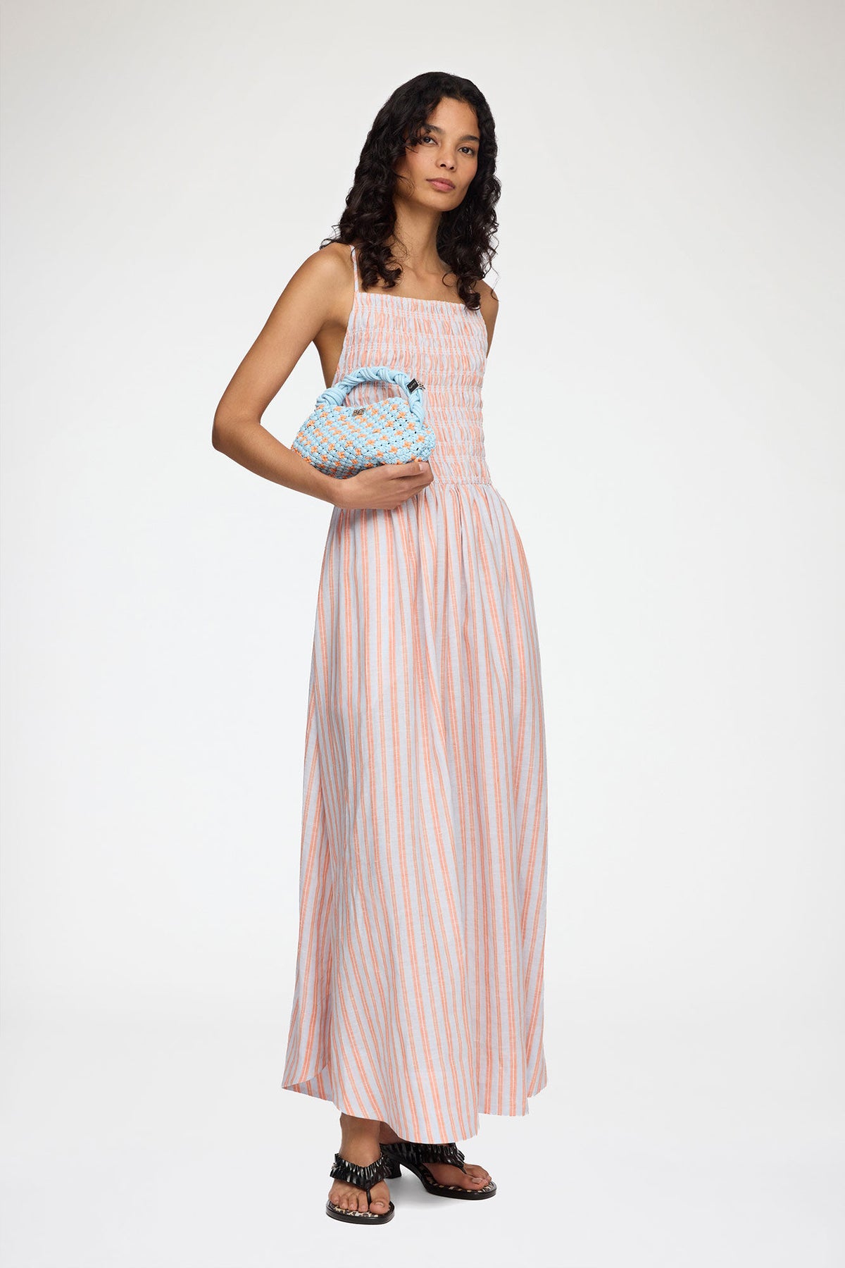 Summer Song Mini Bou Bag in Braided Blue
