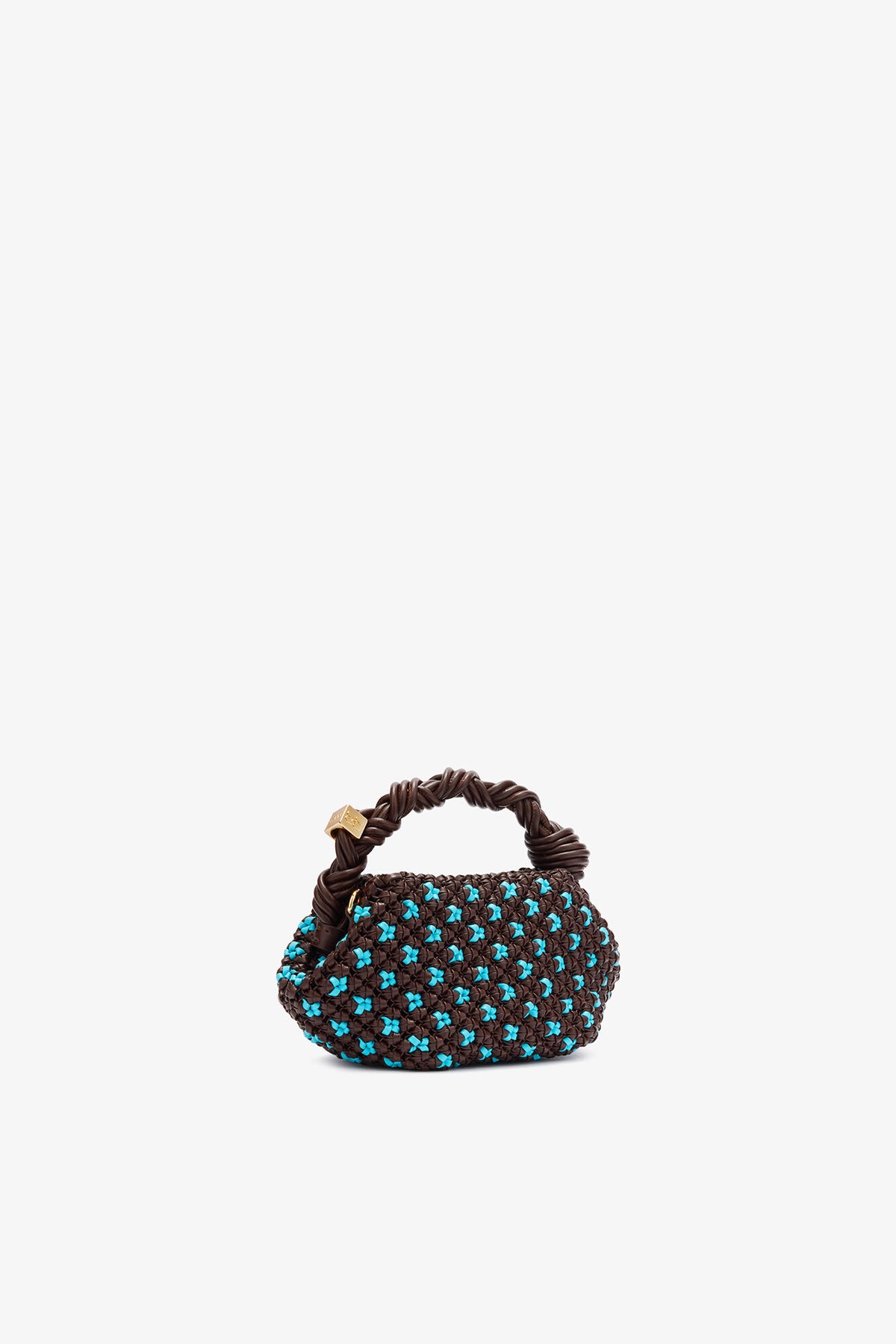 Chicory Coffee Mini Bou Bag in Braided Brown