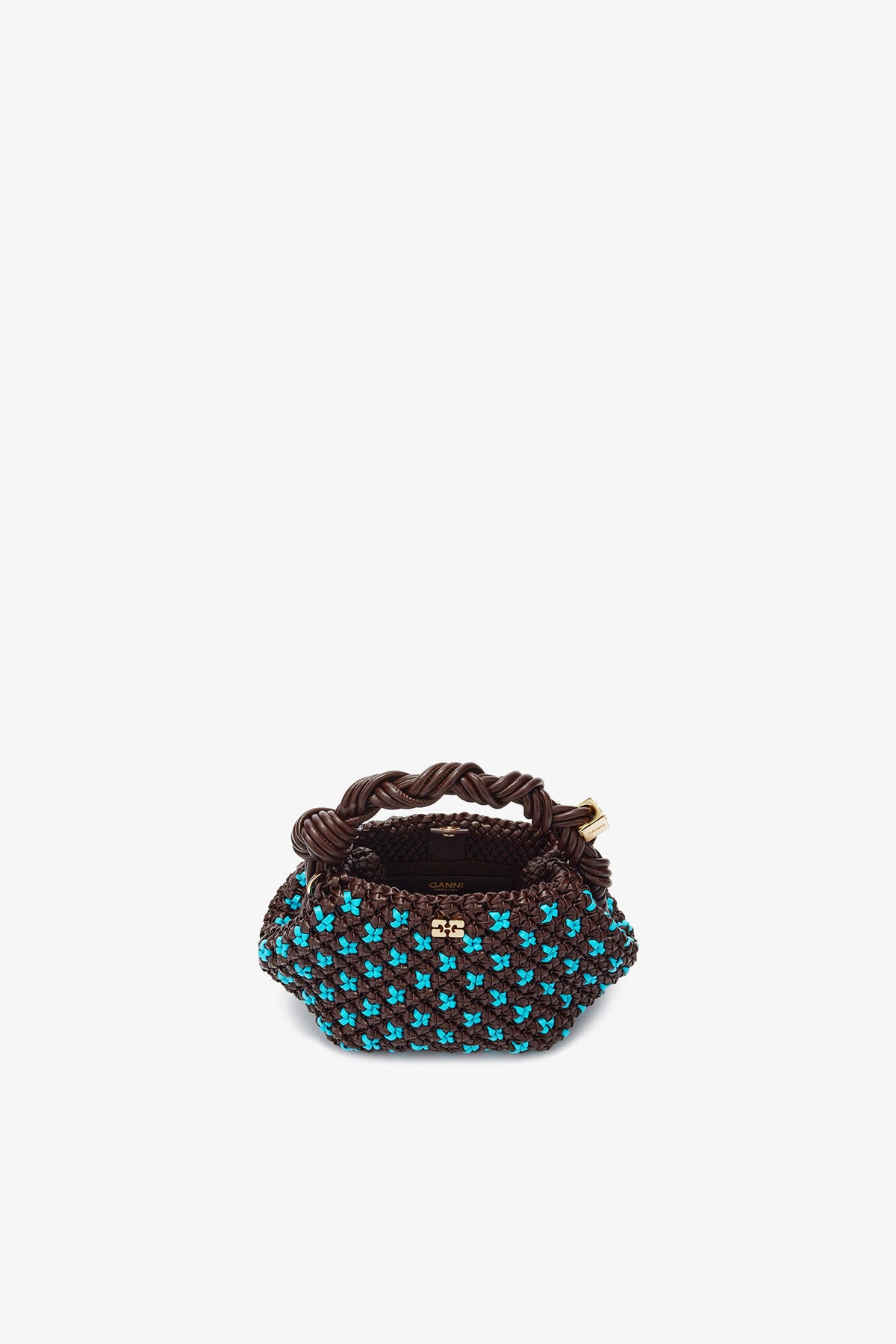 Chicory Coffee Mini Bou Bag in Braided Brown