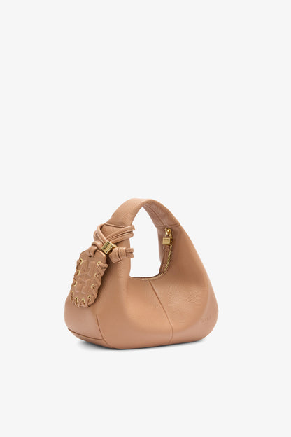Tawny Birch Mini Hobo Bag in Brown