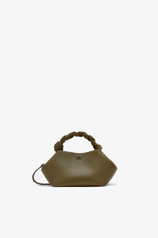 Military Olive Small Bou Bag in Green