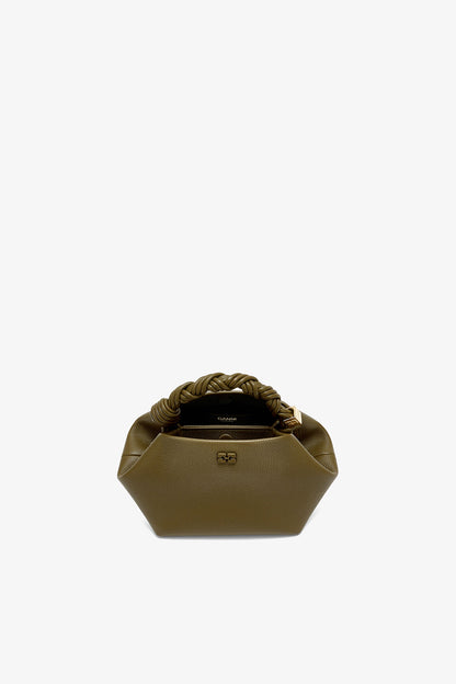 Military Olive Small Bou Bag in Green