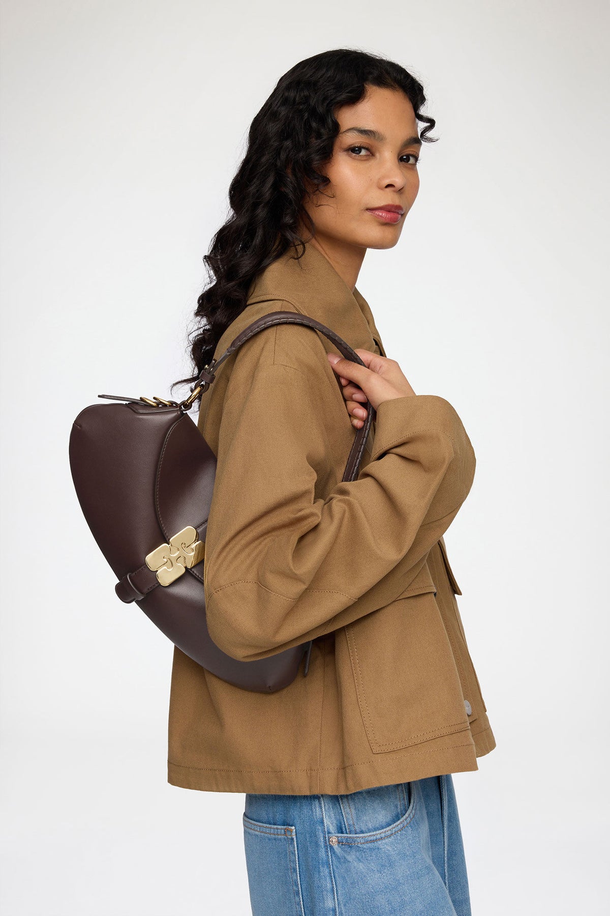 Chicory Coffee B-Kat Bag in Brown