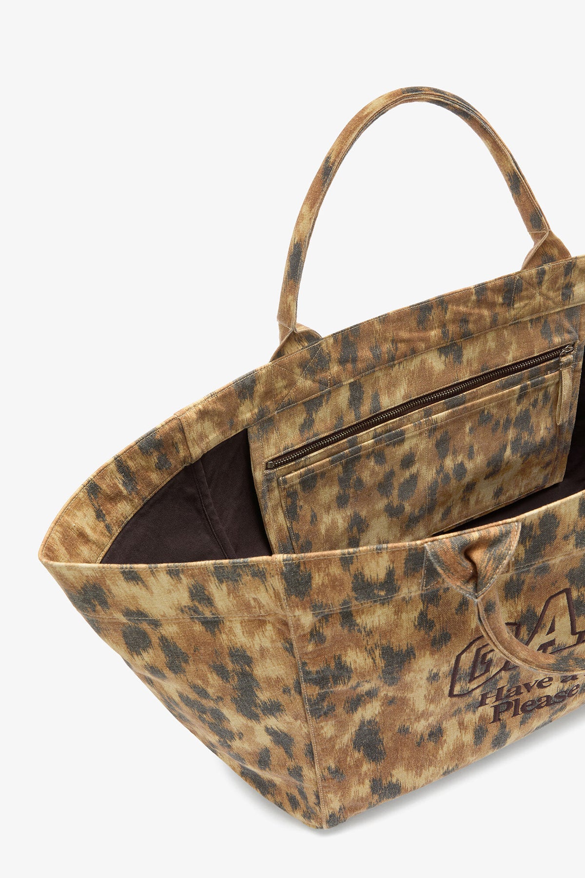 Burro Tote XXL in Ikat Animal