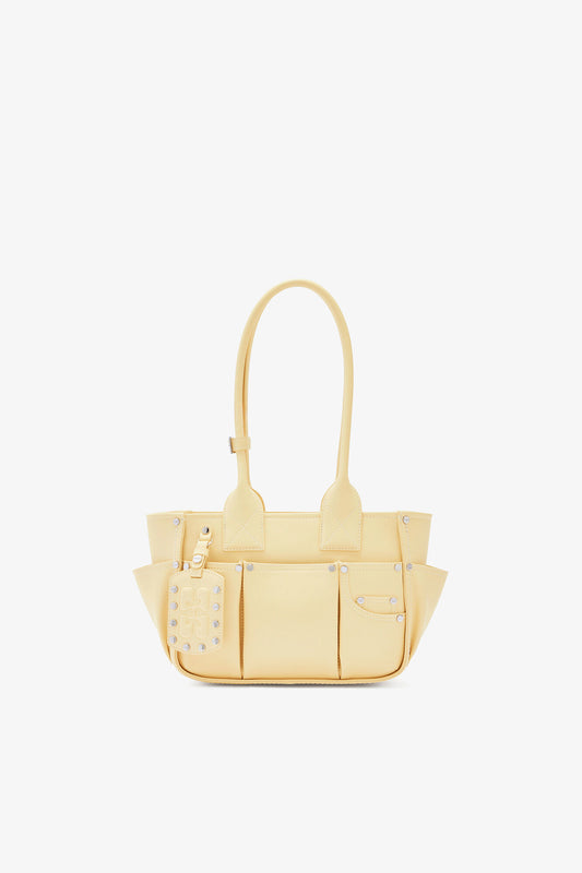 Yellow Cream Small Posy Bag in Yellow