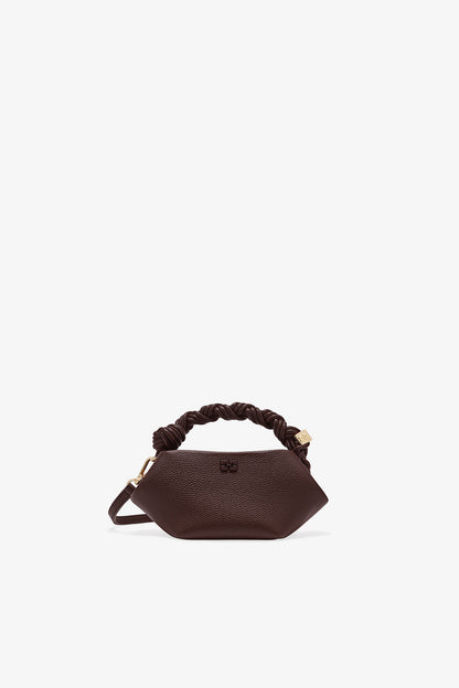 Chicory Coffee Brown Grained Mini Bou Bag