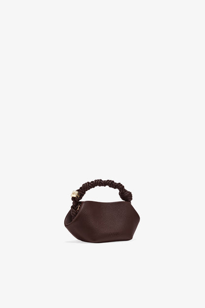Chicory Coffee Brown Grained Mini Bou Bag