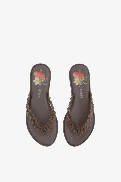 Melissa Flip Flop in Brown