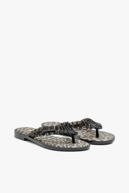 Melissa Flip Flop in Leopard