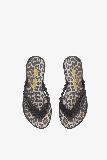 Melissa Flip Flop in Leopard
