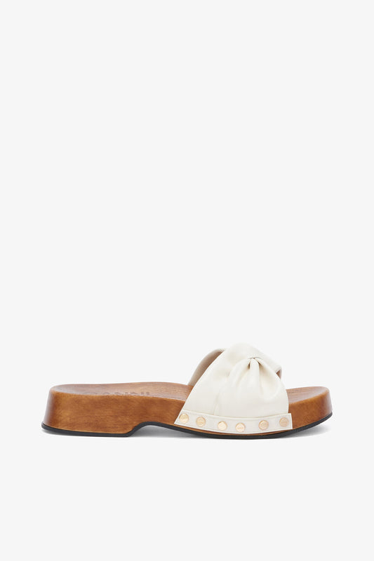 Tia Fairy Clog in White