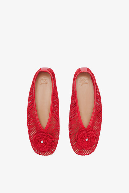 Jenny Ballerina in Red Mesh