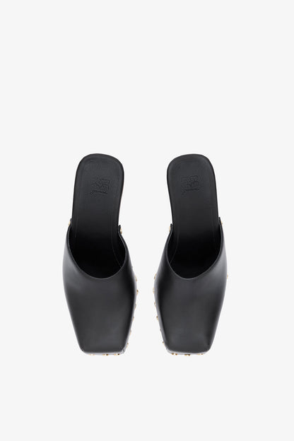June Sabot Mule in Black
