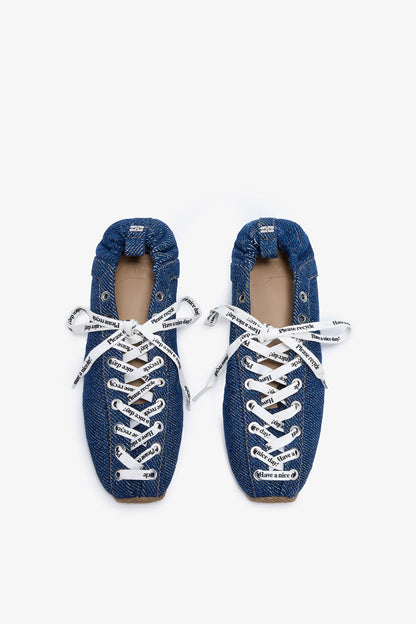 Sporty Ballerina in Denim