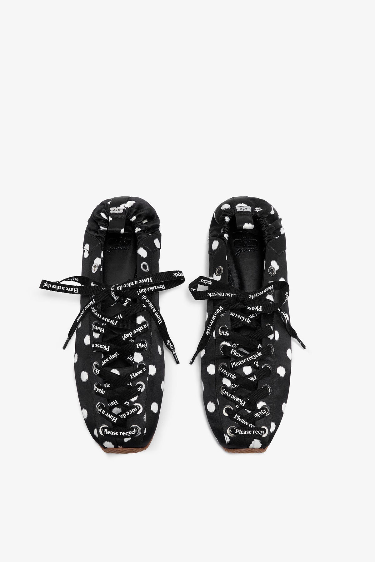 Sporty Ballerina in Black Dots