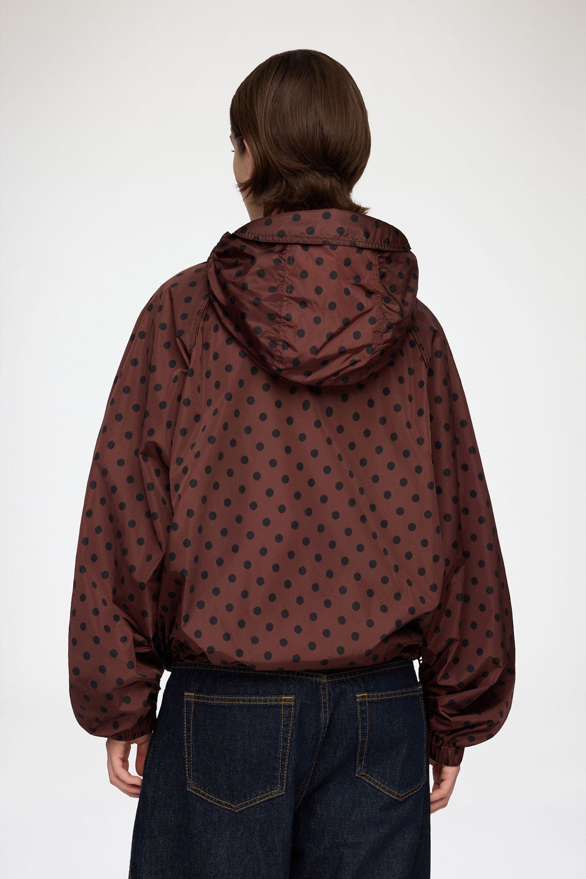 Jacket in Printed Nylon