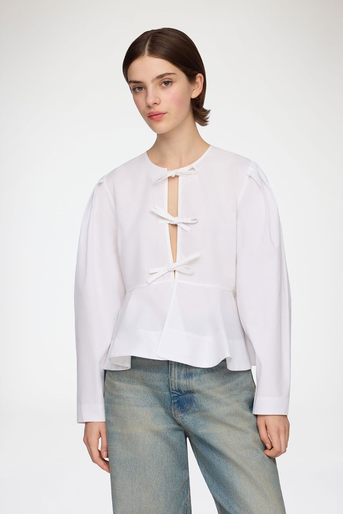 Blouse in Cotton Poplin