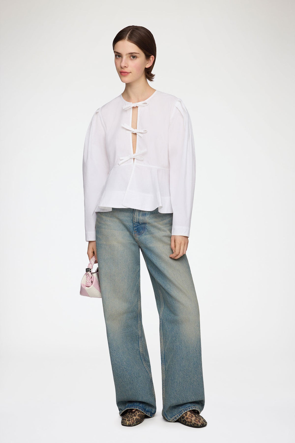 Blouse in Cotton Poplin