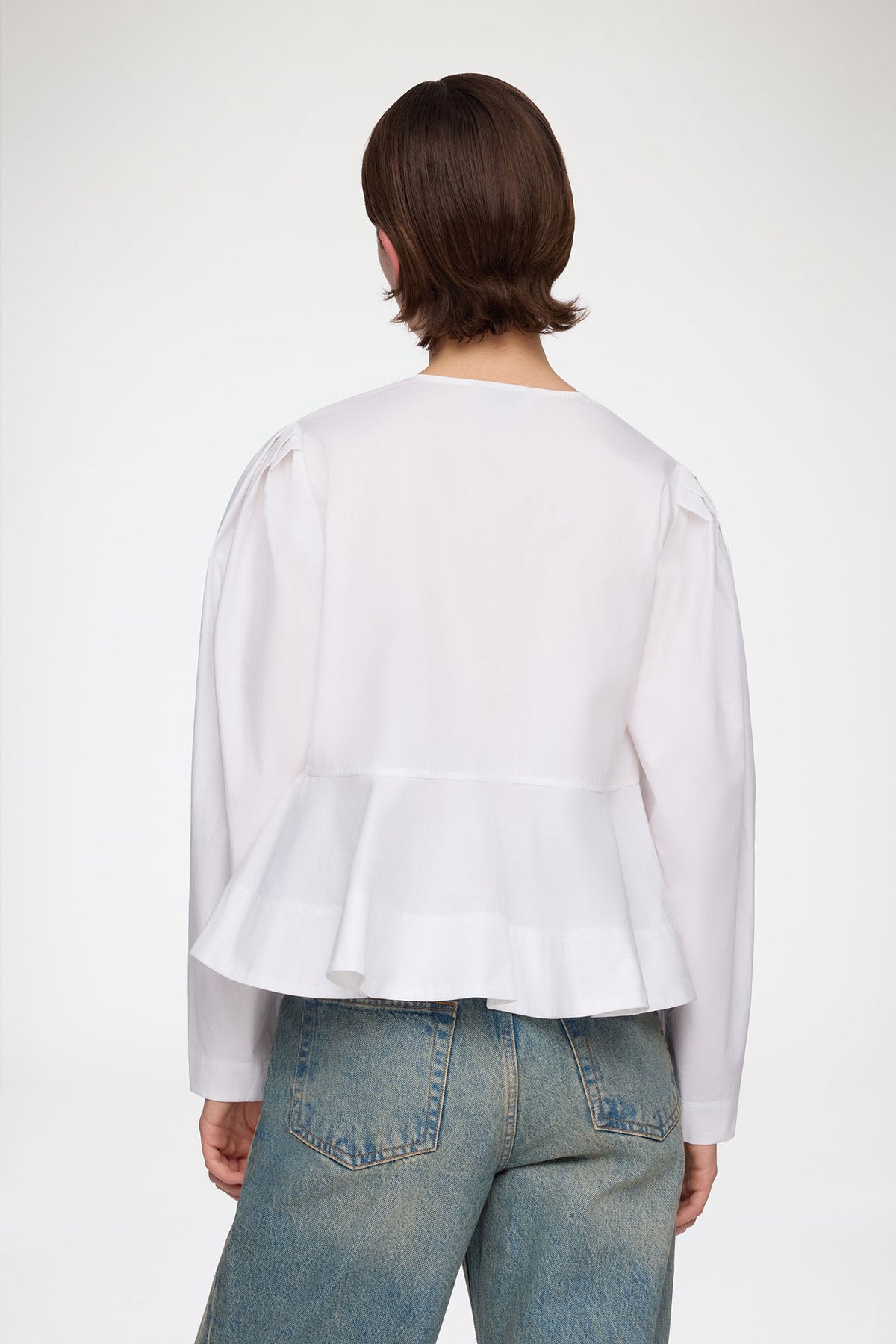 Blouse in Cotton Poplin