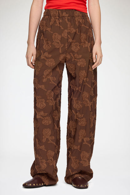 Pants in Brown Fil Coupe