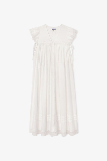Dress in White Cotton