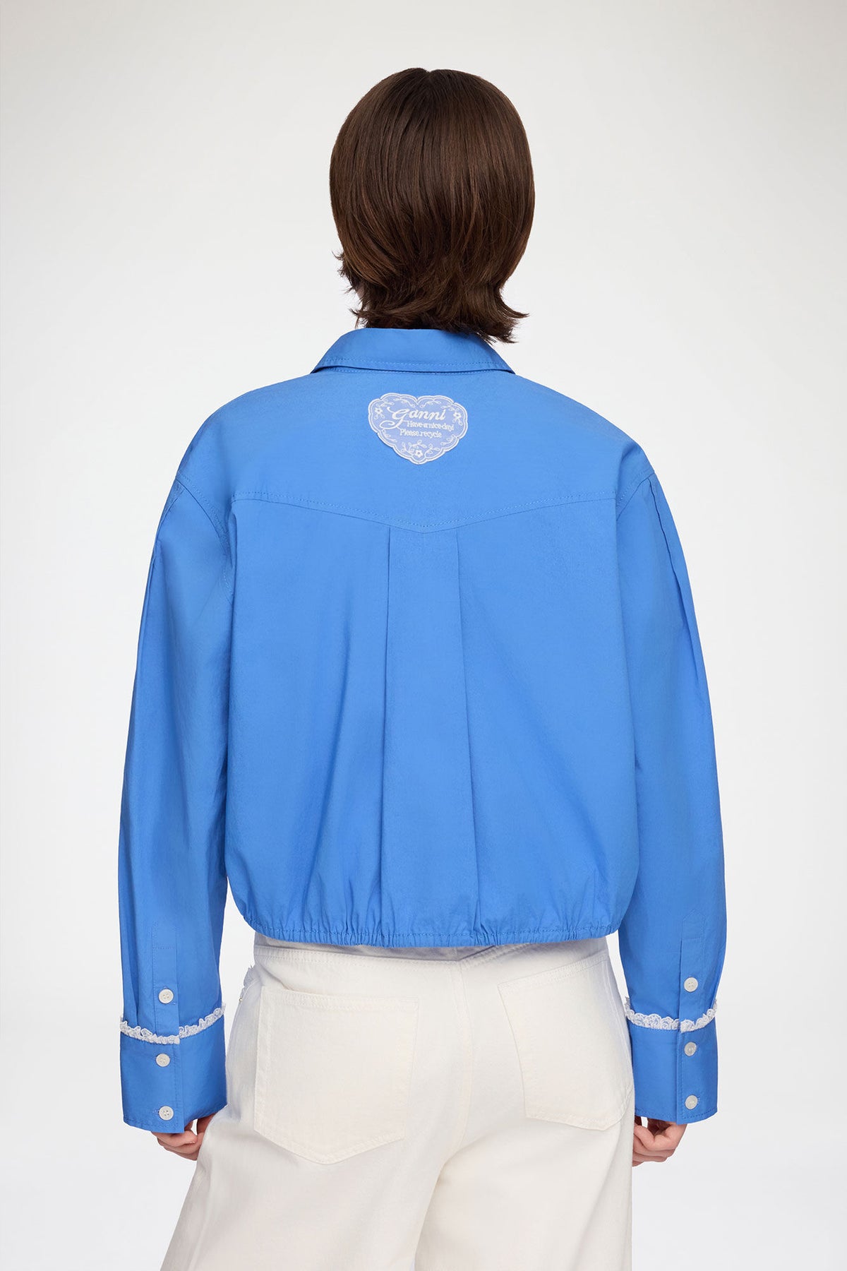 Shirt in Blue Cotton