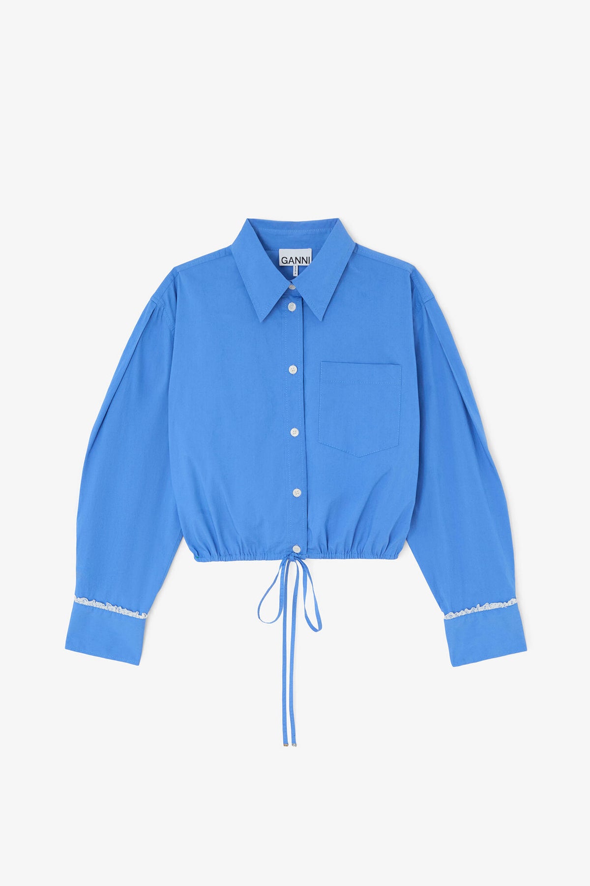 Shirt in Blue Cotton