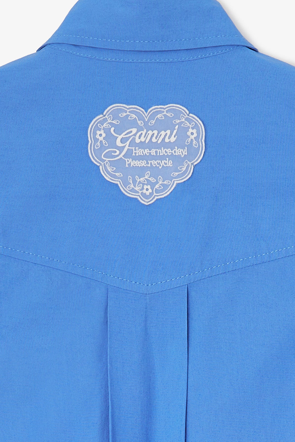 Shirt in Blue Cotton