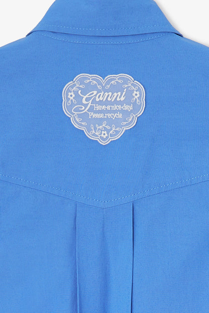 Shirt in Blue Cotton