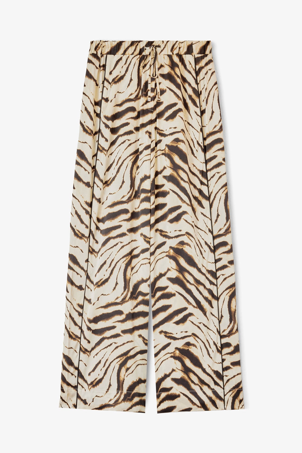 Pants in Zebra Satin