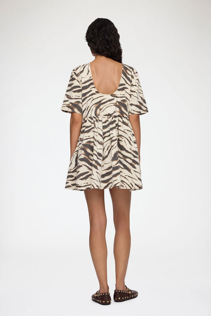 Dress in Zebra Denim
