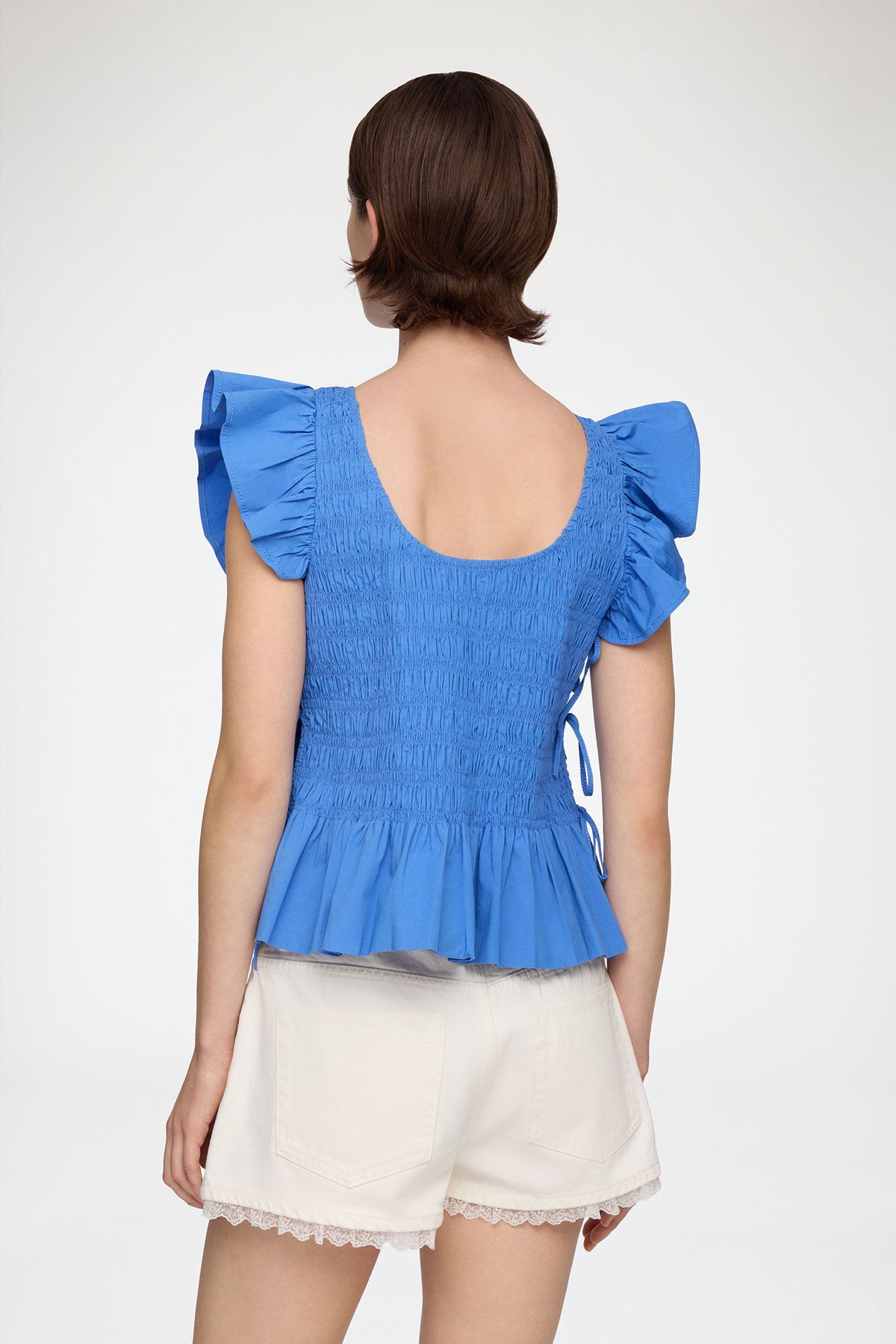 Top in Smocked Cotton