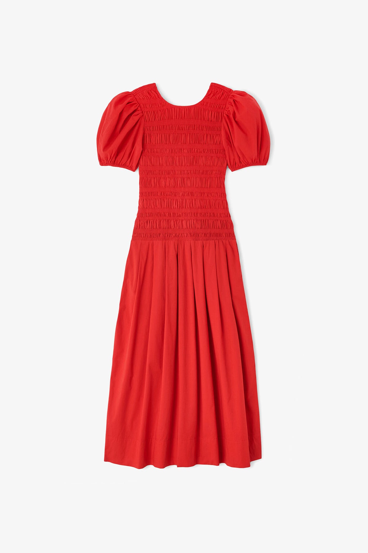 Dress in Smocked Cotton