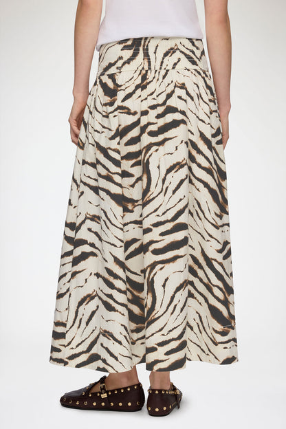 Skirt in Zebra Cotton