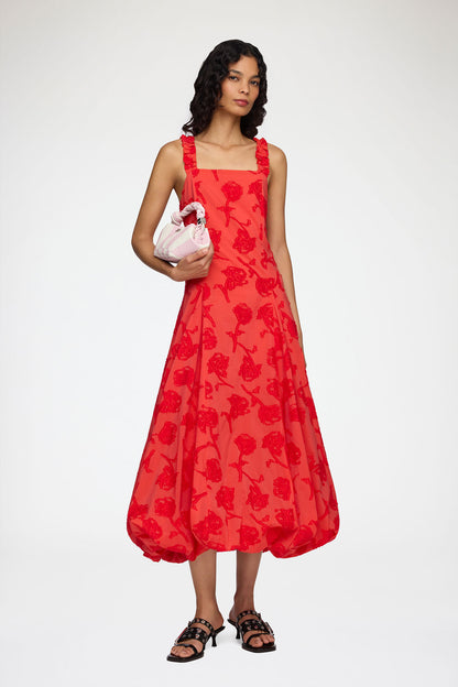 Dress in Red Fil Coupe