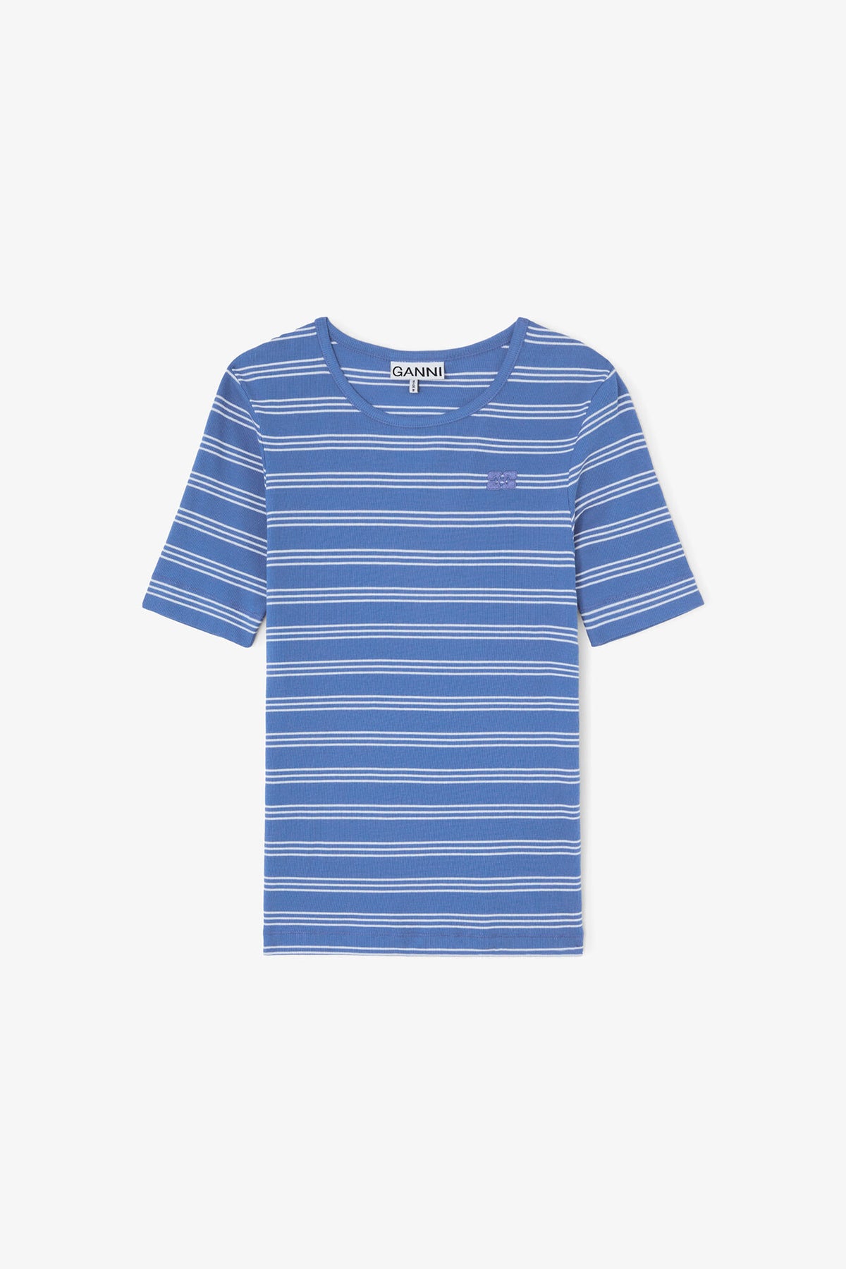 T-shirt in Cotton Rib