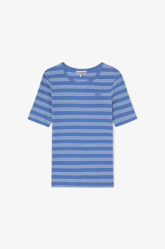 T-shirt in Cotton Rib