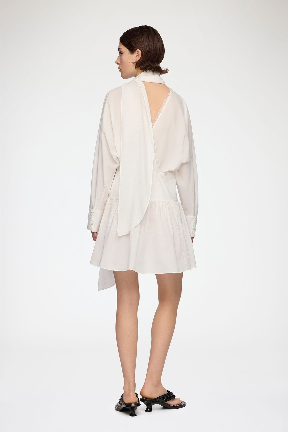 Dress in White Cotton