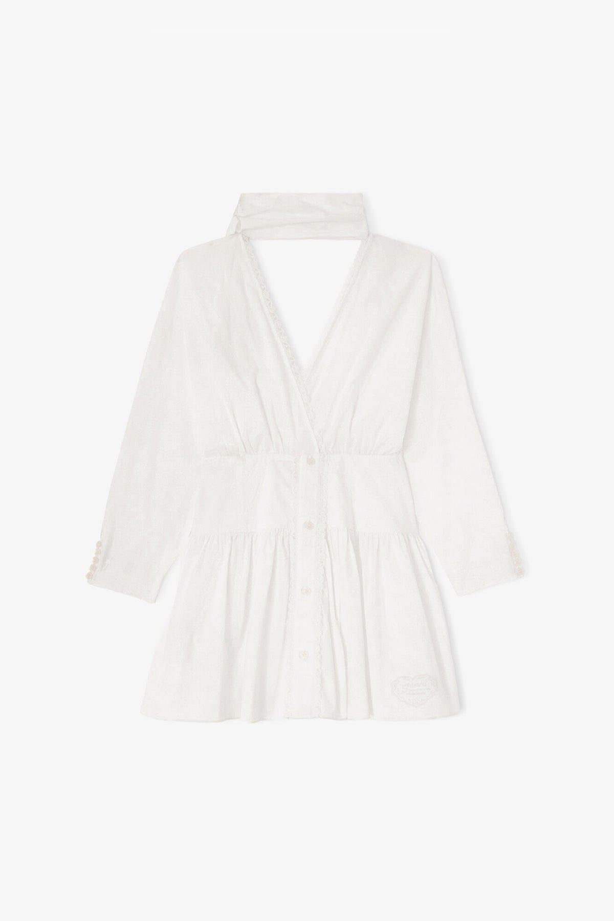 Dress in White Cotton